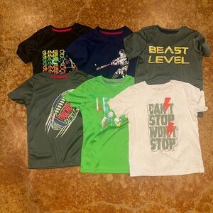 BCG boys dry fit shirts all size 6-7